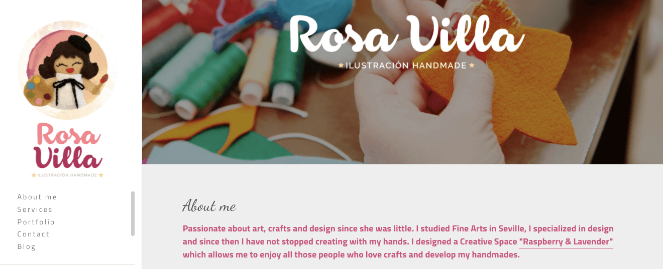 A handmade illustrations portfolio website A handmade illustrations portfolio website